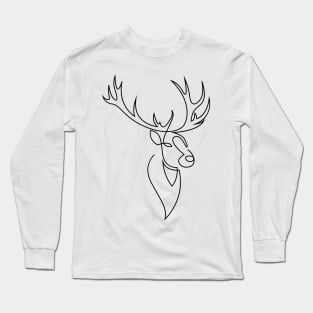 deer's head Long Sleeve T-Shirt